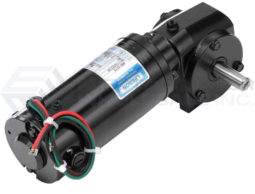 Image for 1/17HP LEESON 62RPM TENV 90VDC RIGHT ANGLE GEARMOTOR M1115019.00